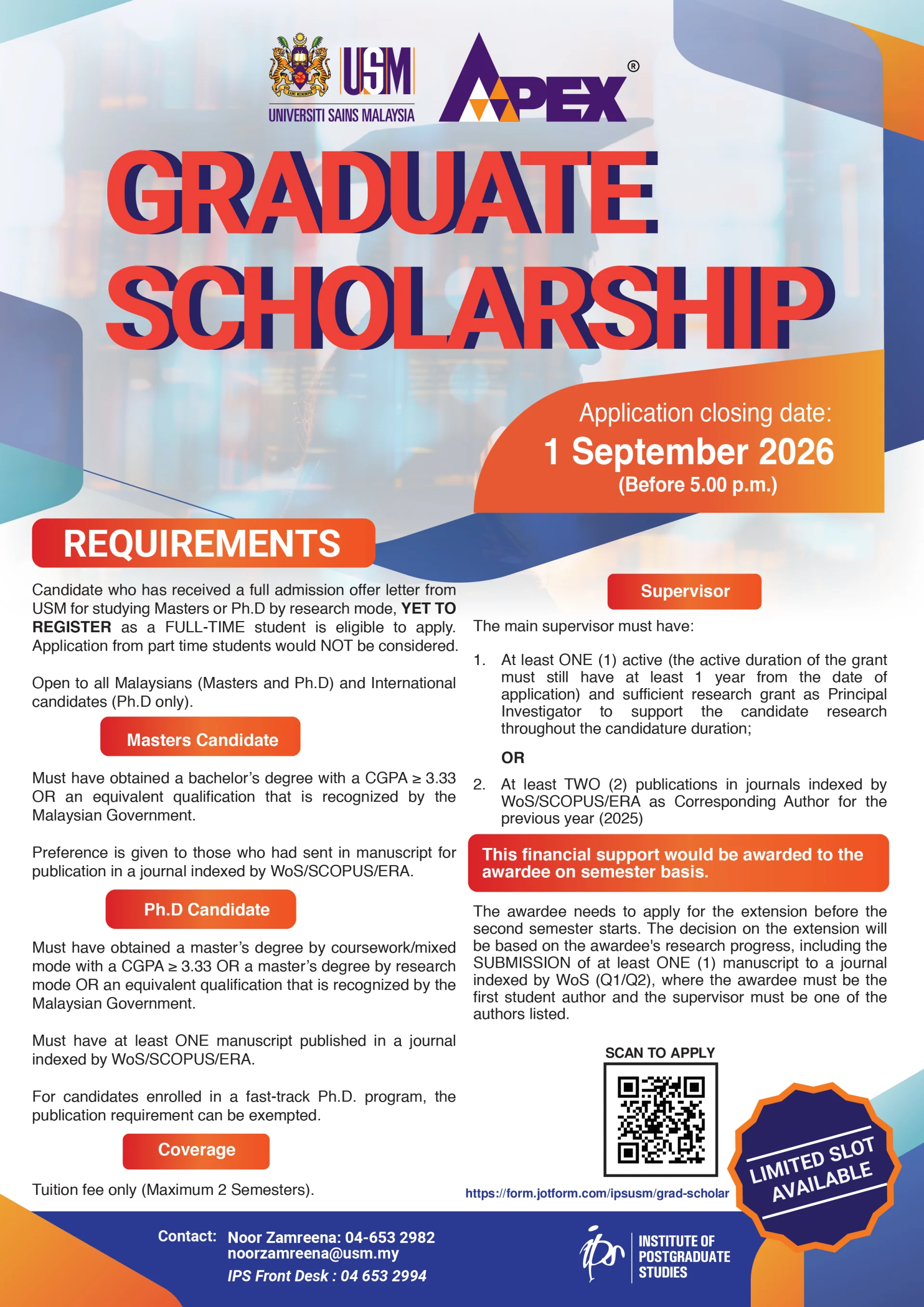 2026 Graduate Scholarship