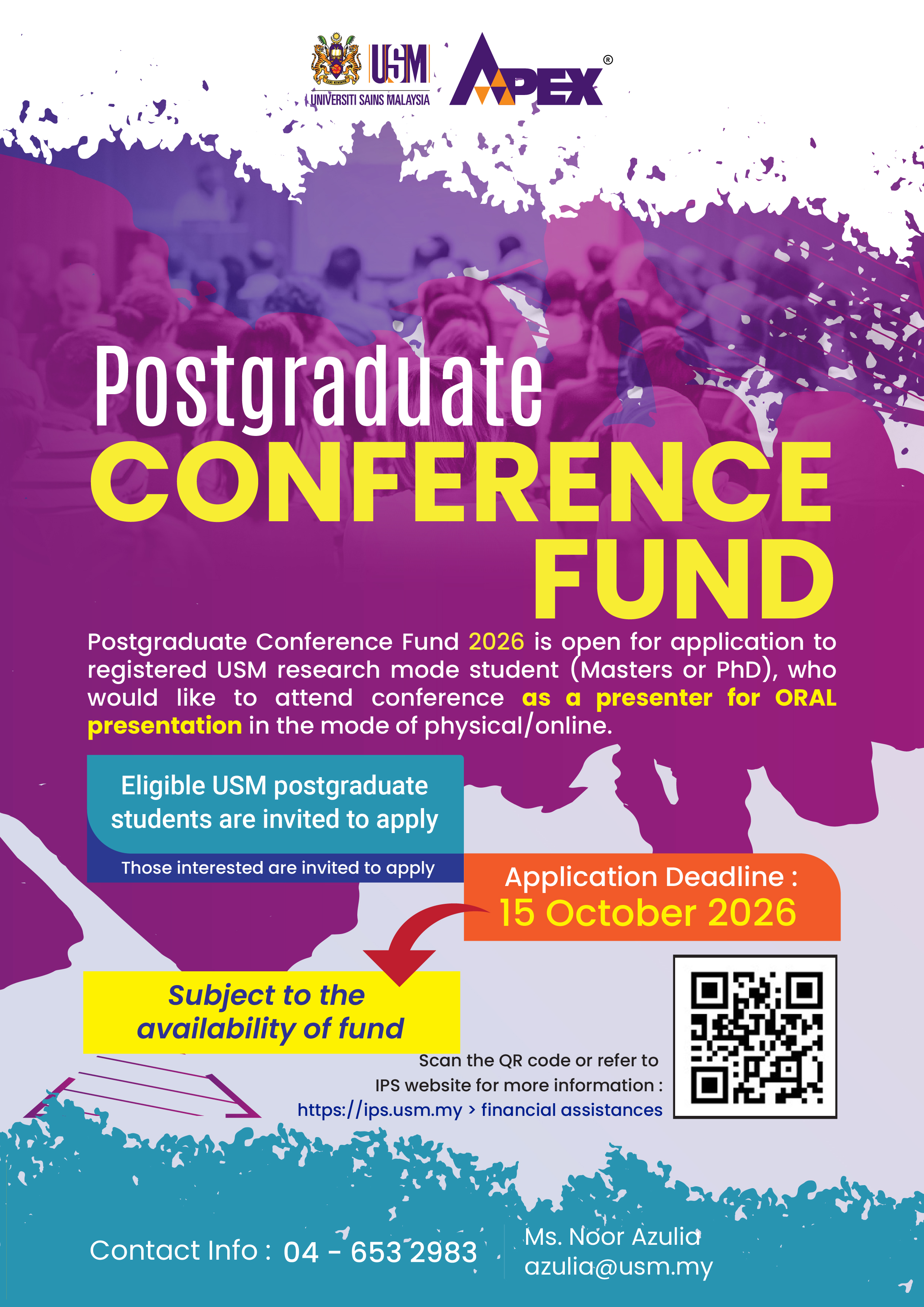 2026 Poster Postgraduate Conference Fund