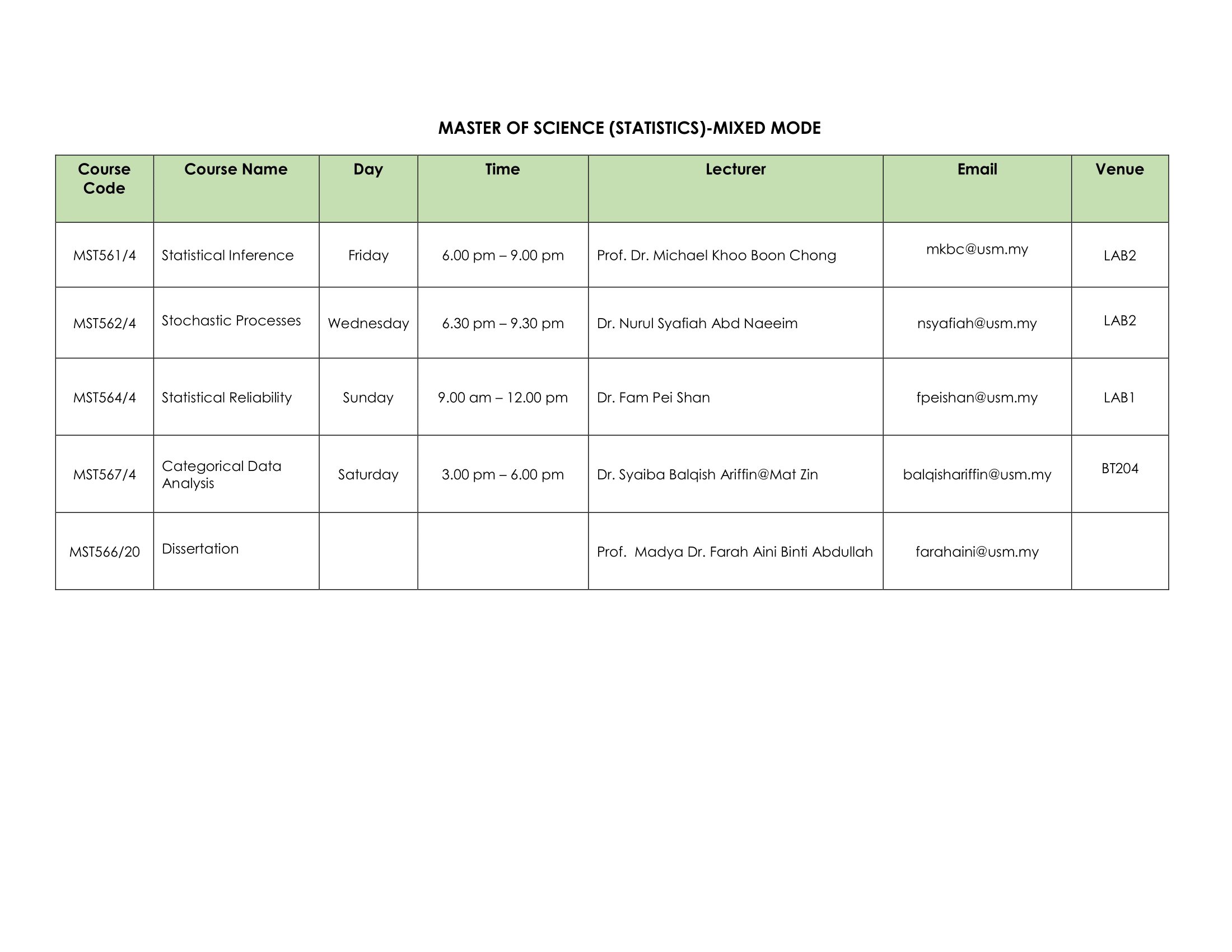 JADUAL WAKTU 241 MST