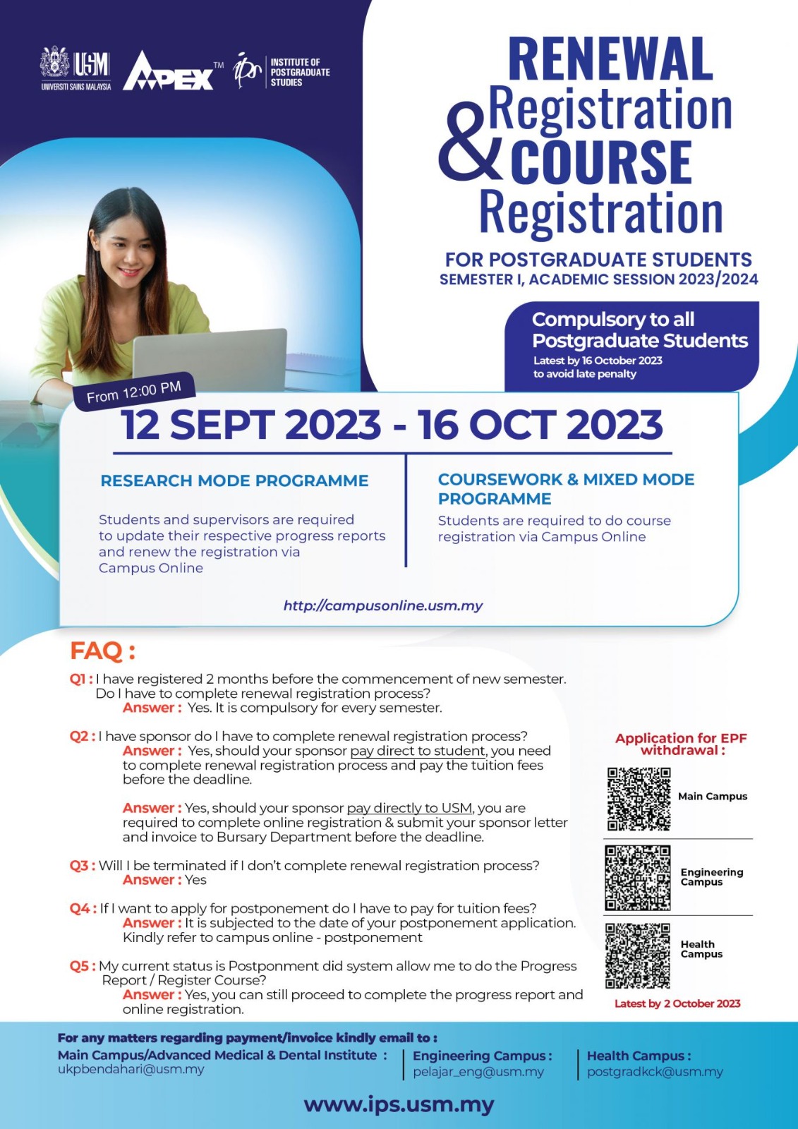Renewal registration S1 2324
